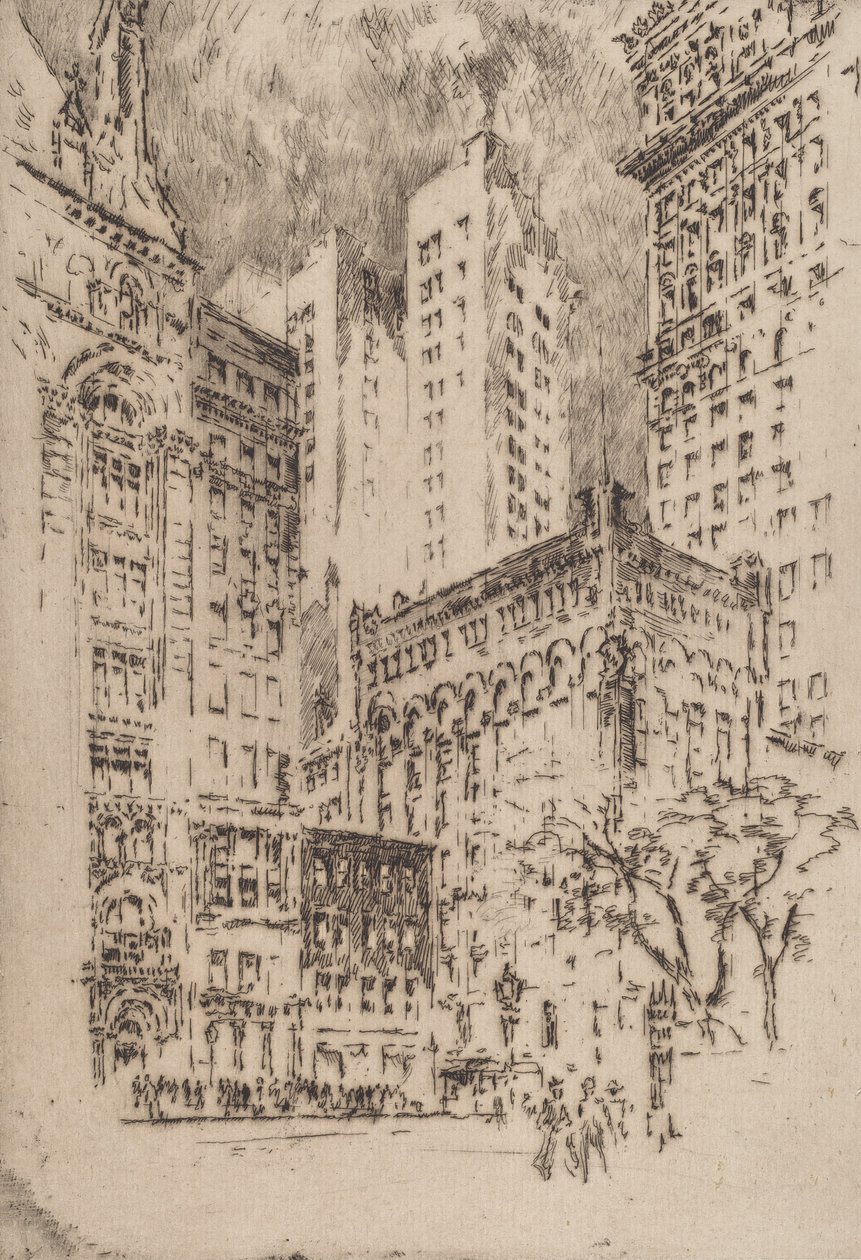 Maison à quatre étages - Joseph Pennell