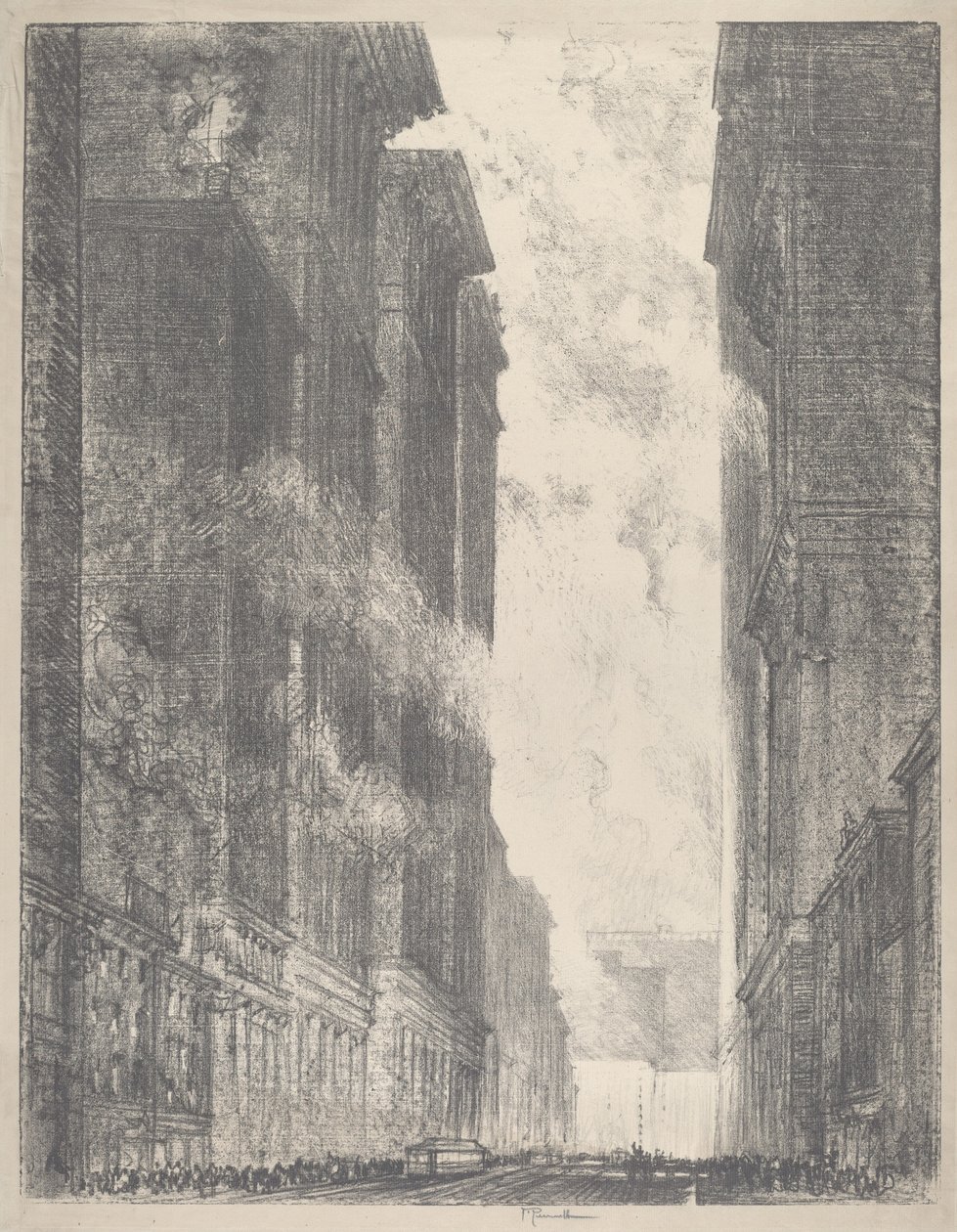 Quatrième Avenue - Joseph Pennell