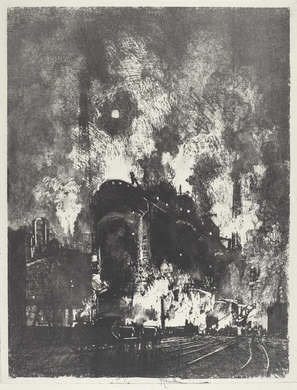 Fours la nuit - Joseph Pennell