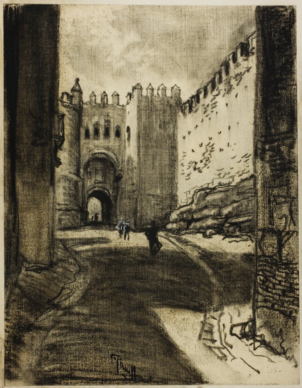 Porte, Ségovie - Joseph Pennell