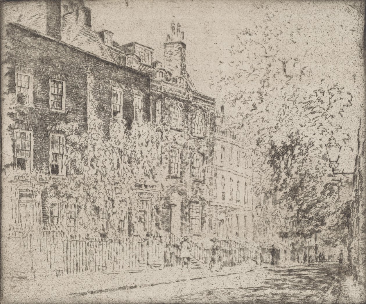 Great College Street, Westminster - Joseph Pennell