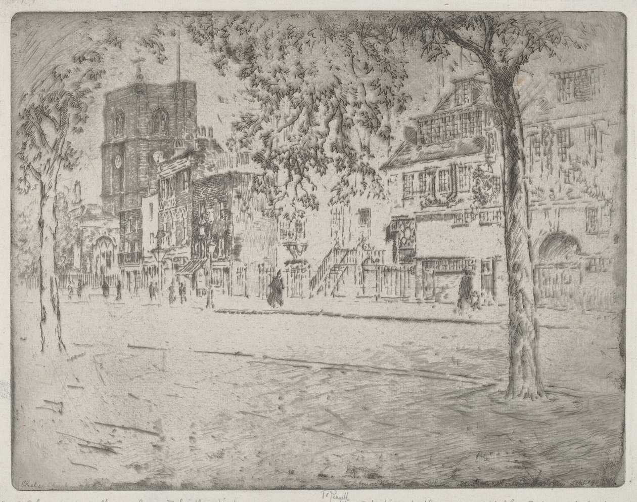 Maison Où Whistler Est Mort - Joseph Pennell
