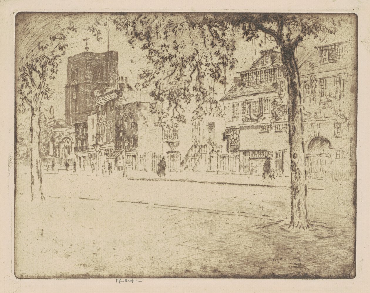 Maison Où Whistler Est Mort - Joseph Pennell