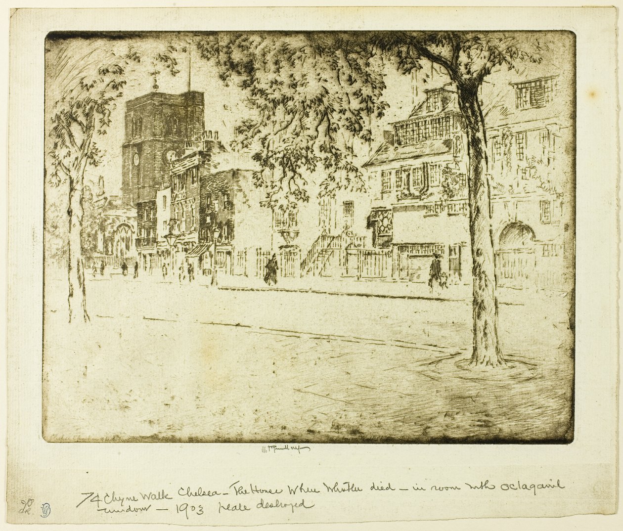 Maison où Whistler est mort - Joseph Pennell