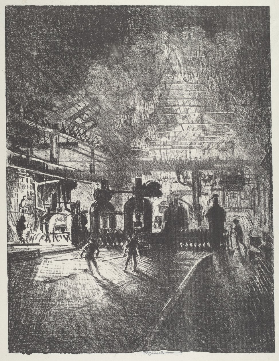 Dans les Mâchoires de la Mort, Barres de Roulement pour Obus - Joseph Pennell