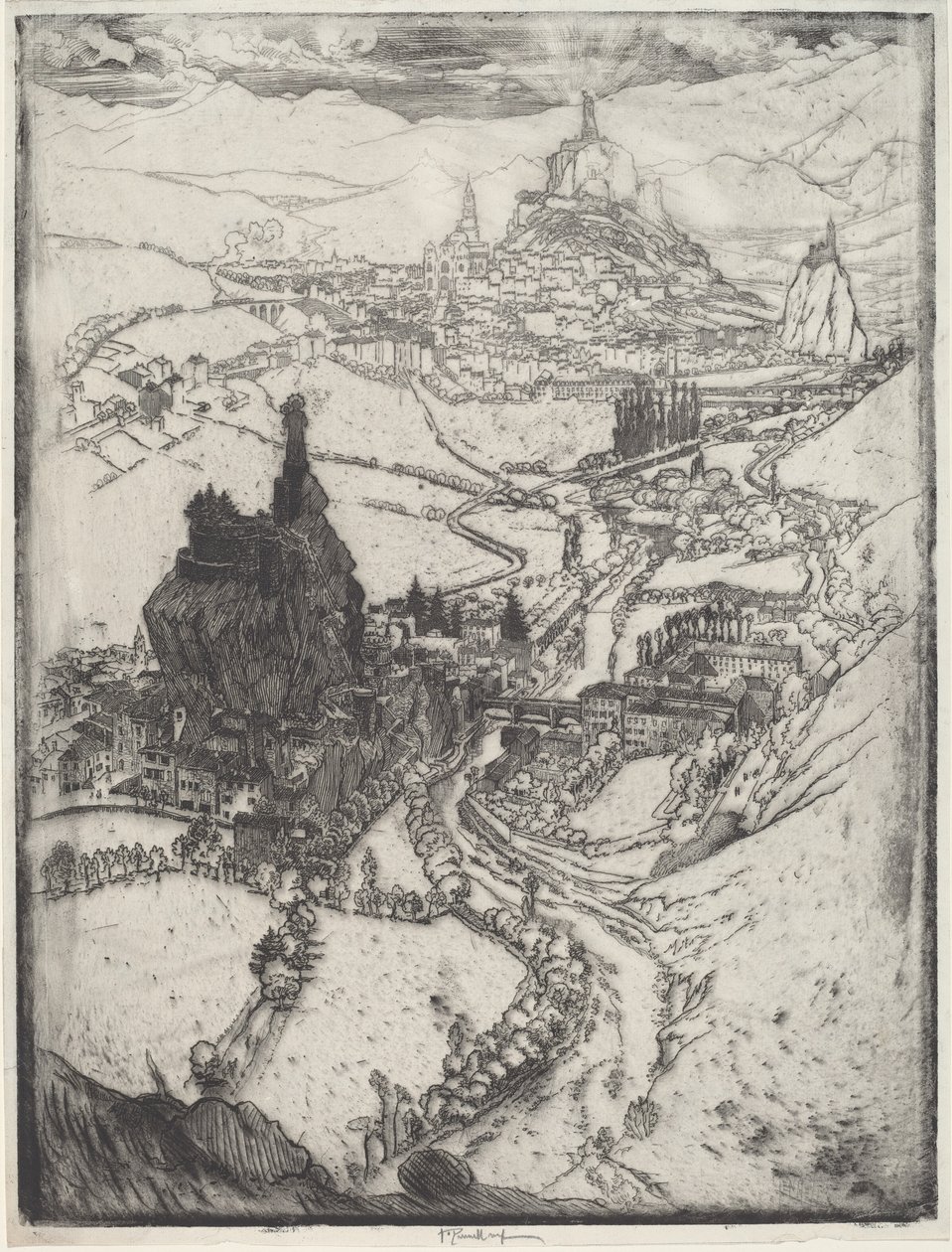 Le Puy - Joseph Pennell