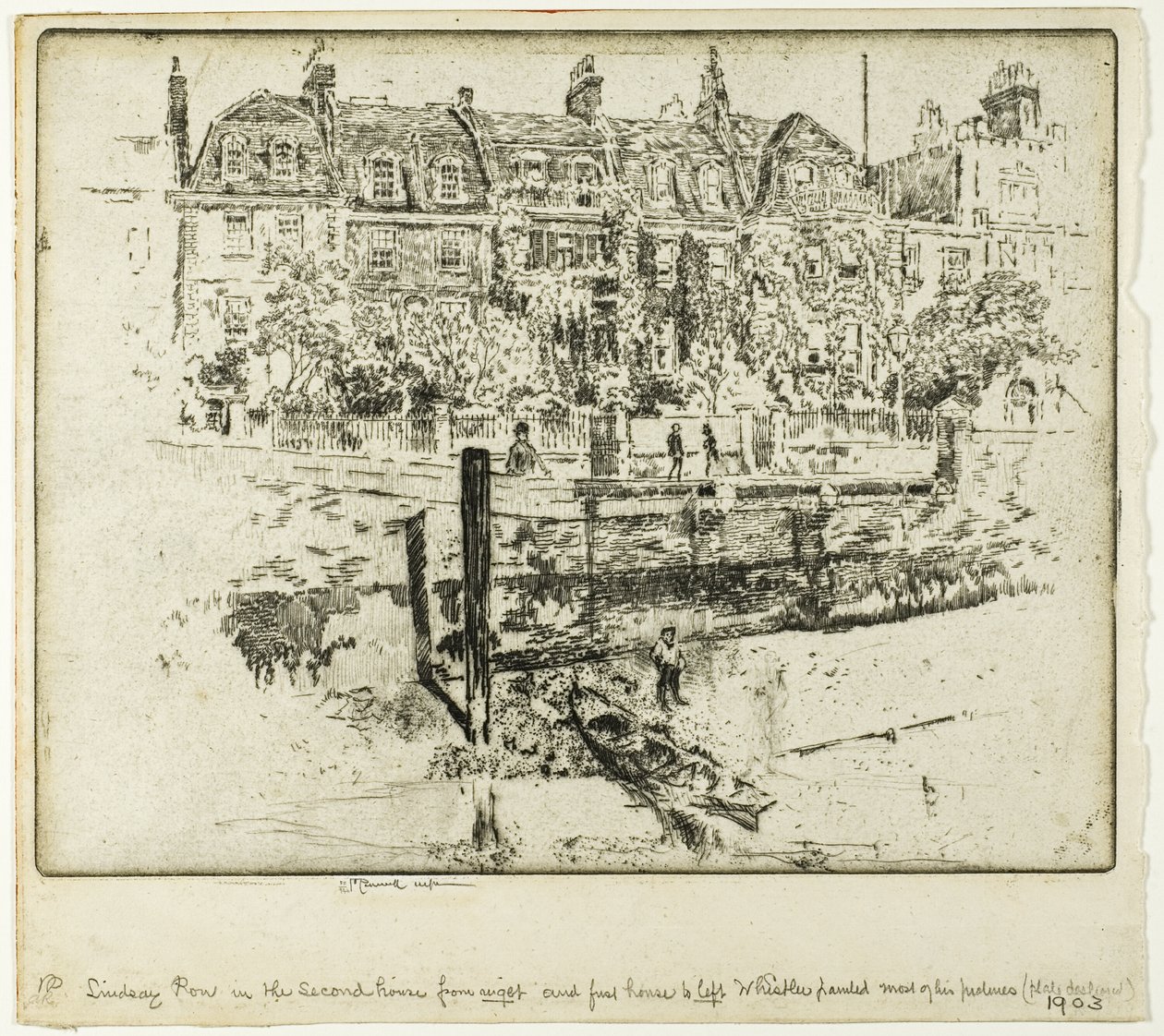 Lindsay Row, Chelsea - Joseph Pennell