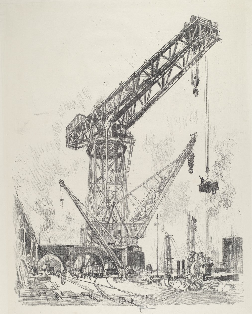 Made in Germany, la grande grue - Joseph Pennell