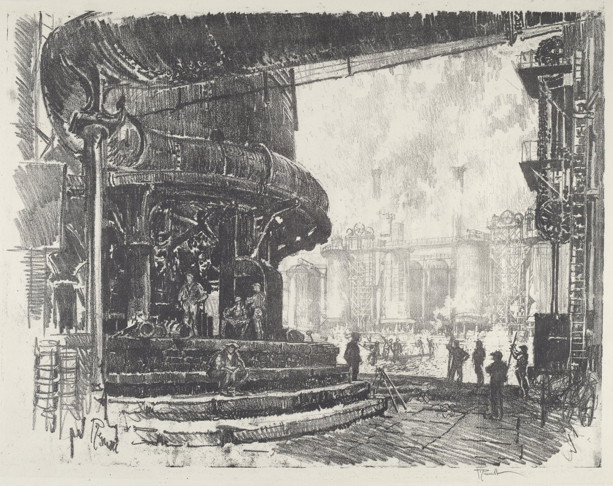 Fabrication de fonte - Joseph Pennell