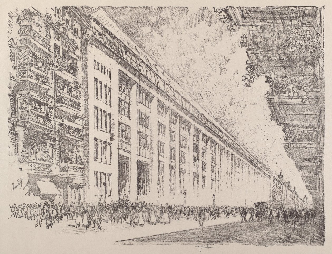 Midi, General Electric Works, Berlin - Joseph Pennell