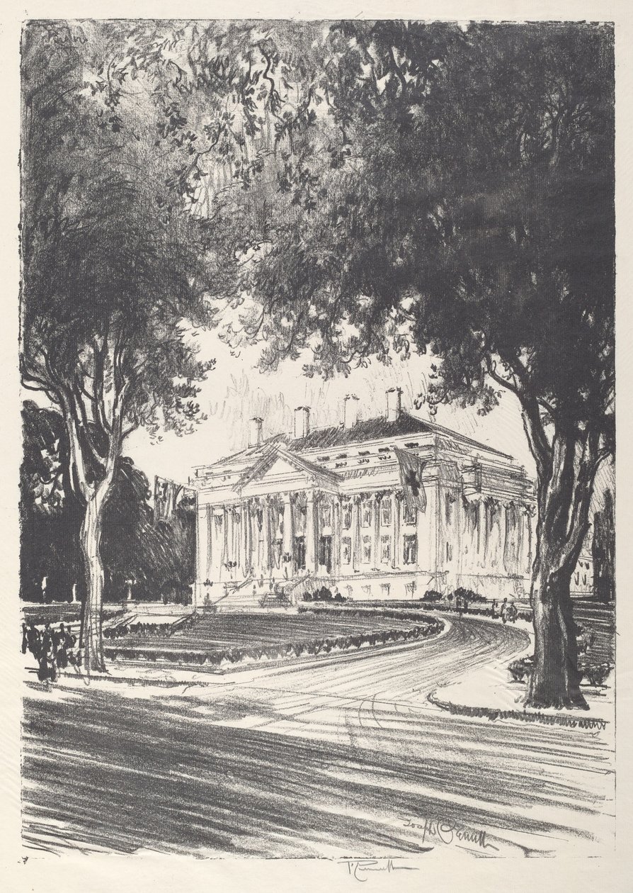 Siège national de la Croix-Rouge, Washington, 1919 - Joseph Pennell
