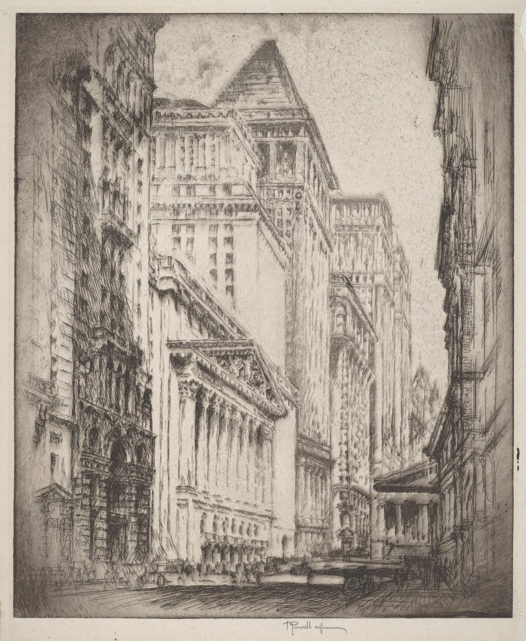 Bourse de New York - Joseph Pennell