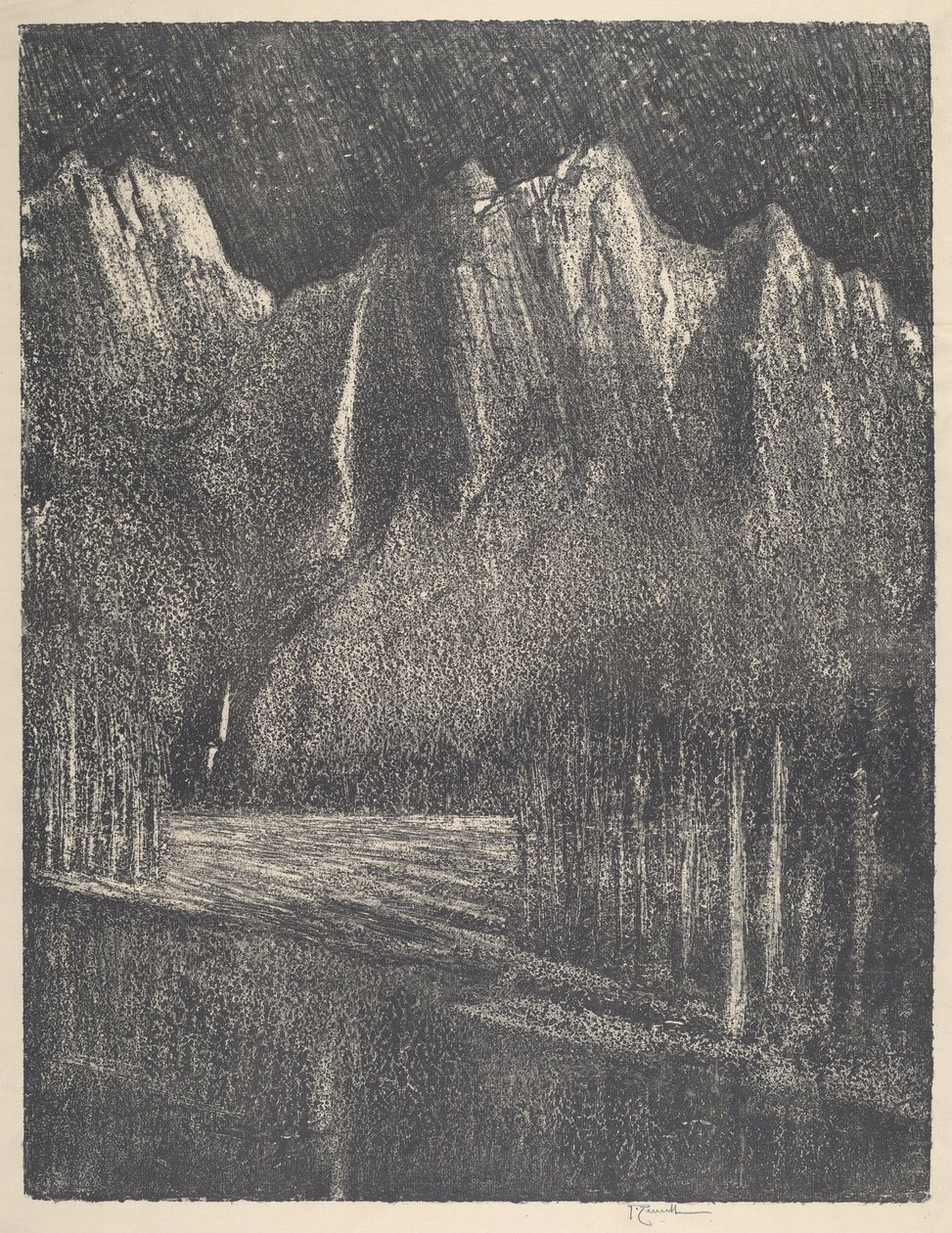Nuit à Yosemite - Joseph Pennell