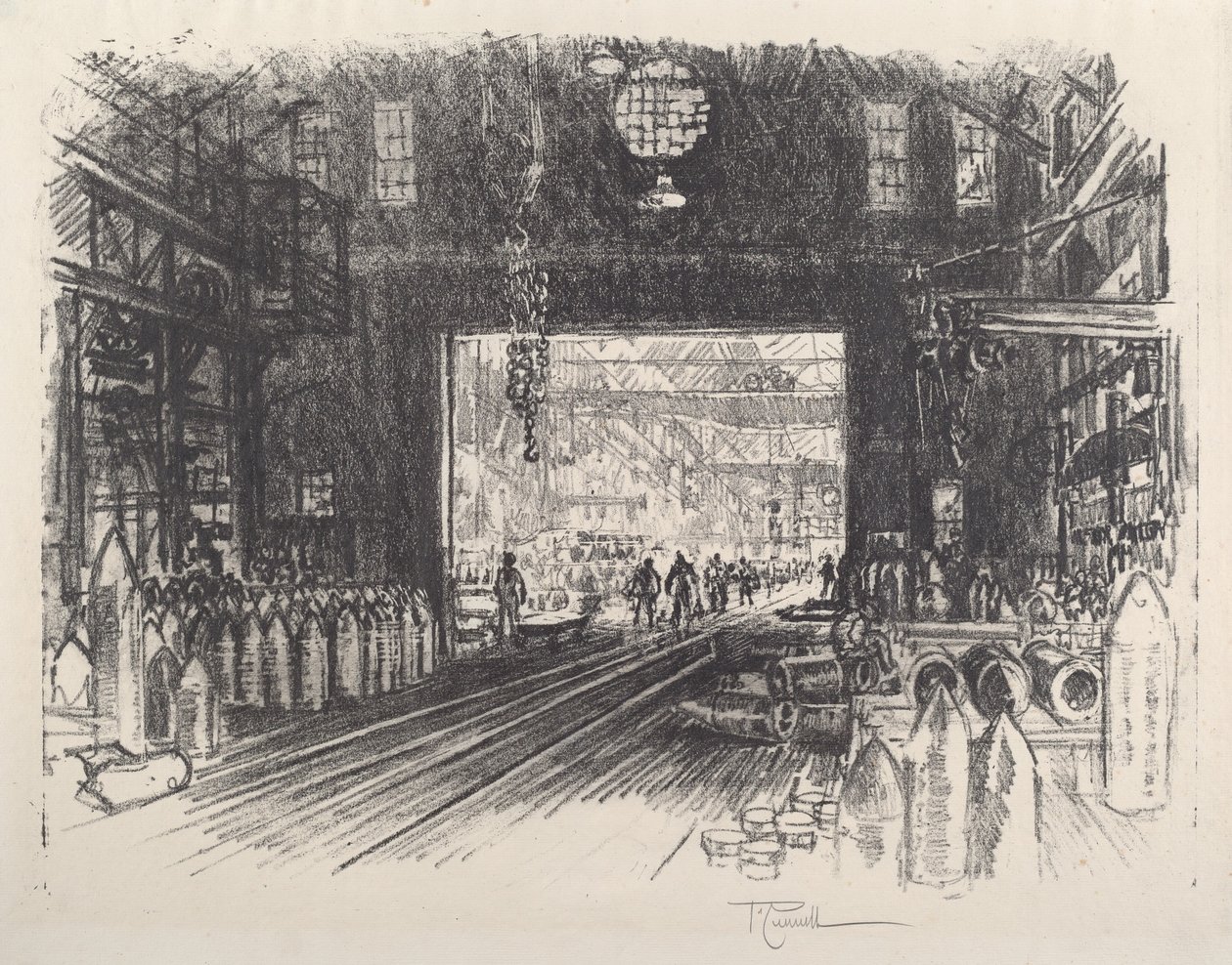 Usine de coquillages, n°II - Joseph Pennell
