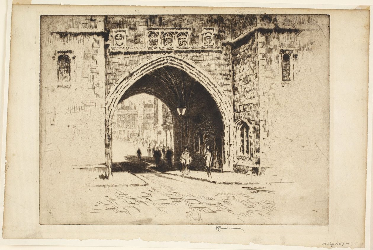 Porte Saint-Jean, Clerkenwell - Joseph Pennell