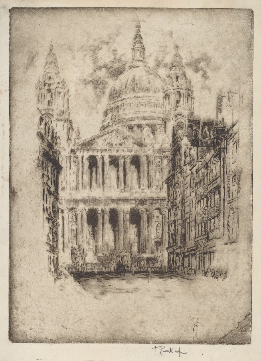 Saint-Paul, Fleet Street, Londres - Joseph Pennell