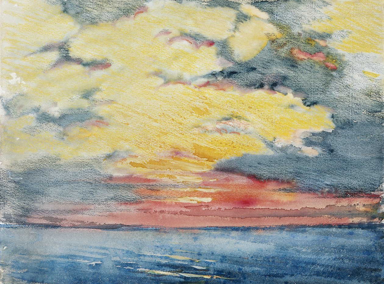 Coucher de soleil, Acapulco - Joseph Pennell
