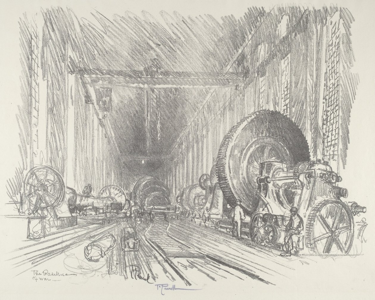 La basilique de la guerre - Joseph Pennell