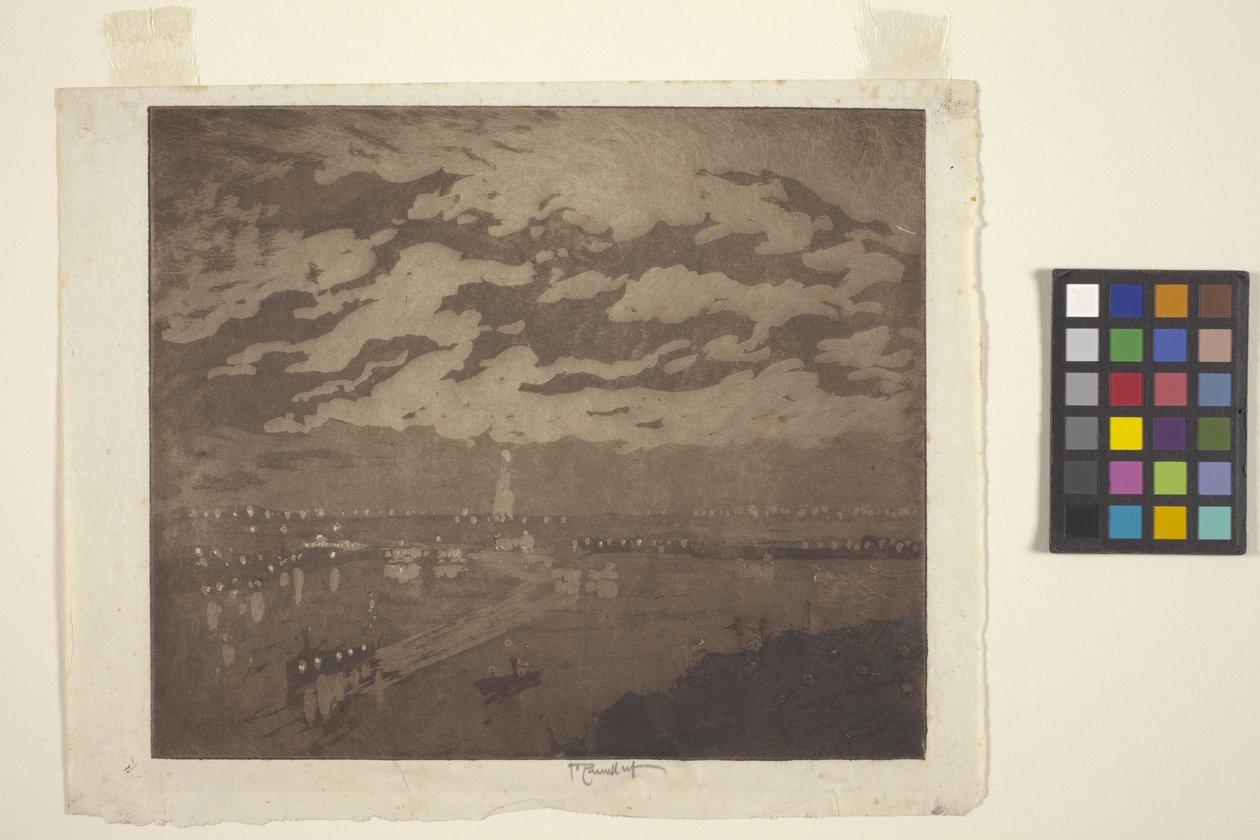 La baie, New York - Joseph Pennell
