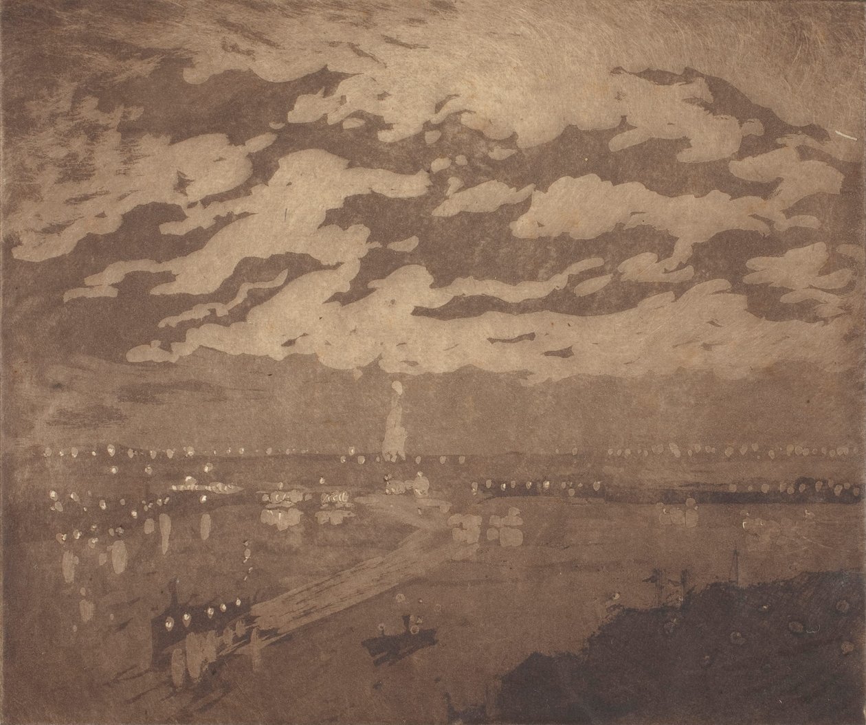 La baie, New York - Joseph Pennell