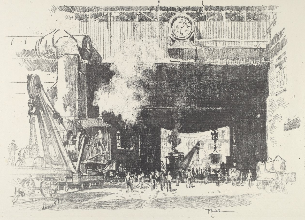 La grande porte du grand magasin - Joseph Pennell