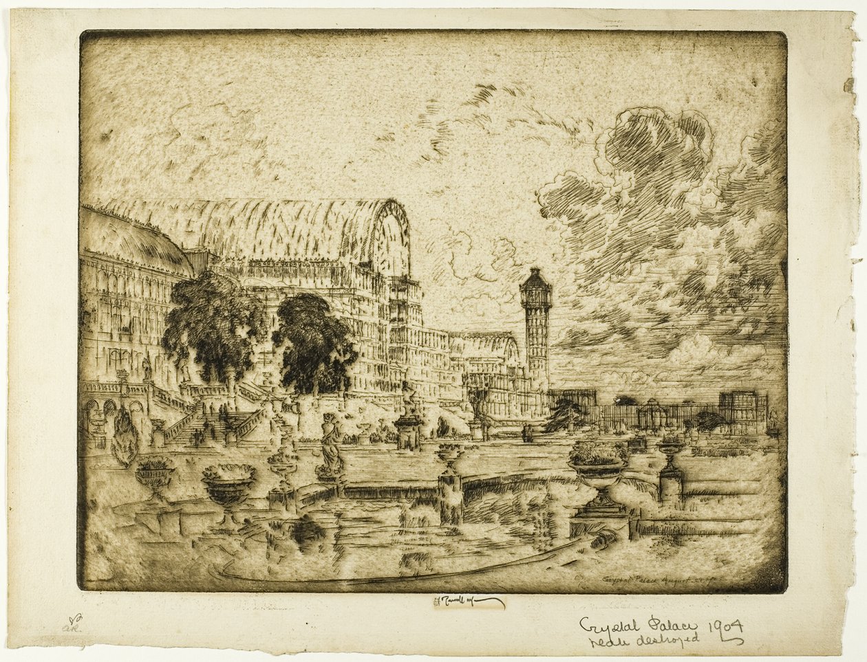 Le Palais de Cristal - Joseph Pennell