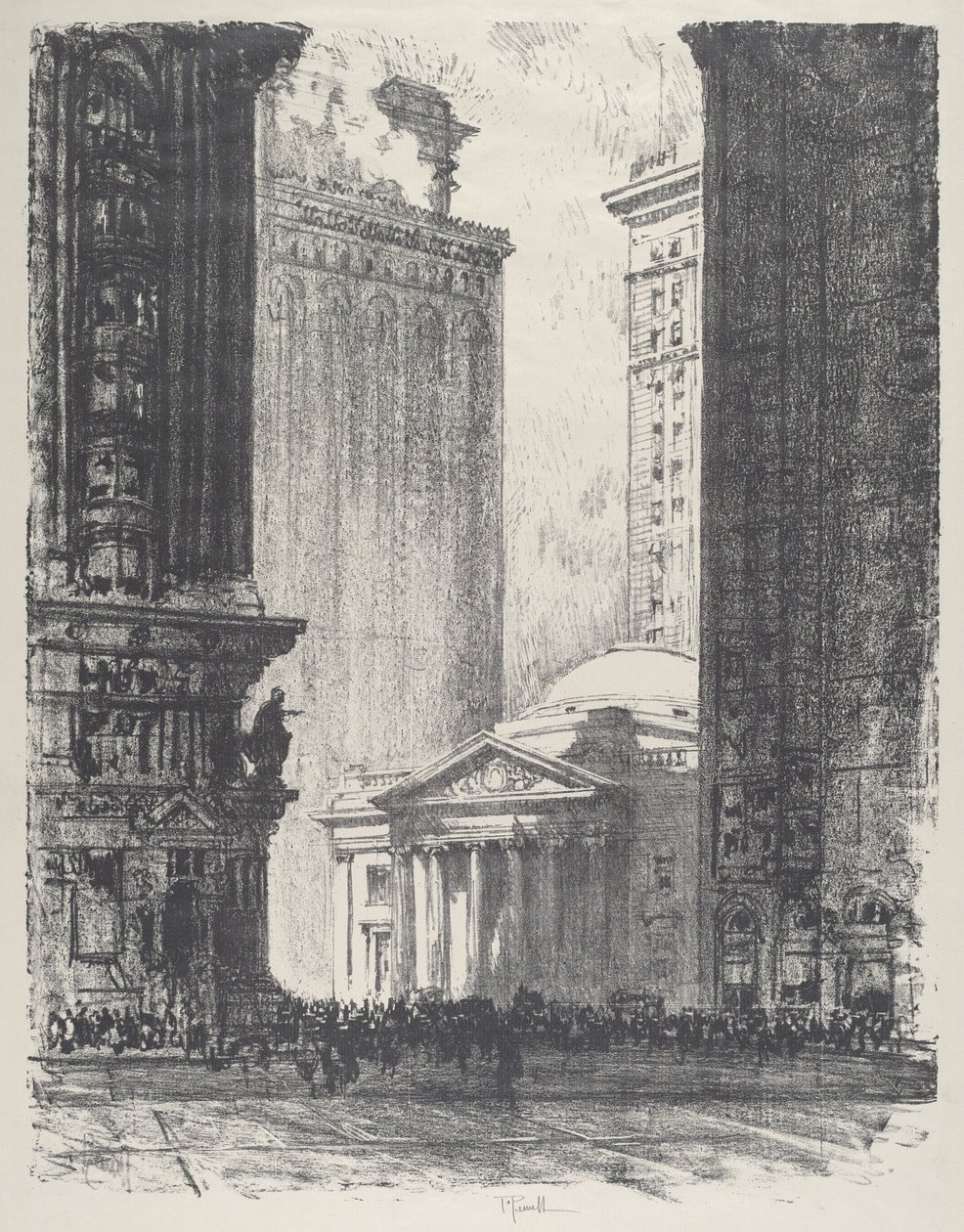 La Girard Trust Company - Joseph Pennell