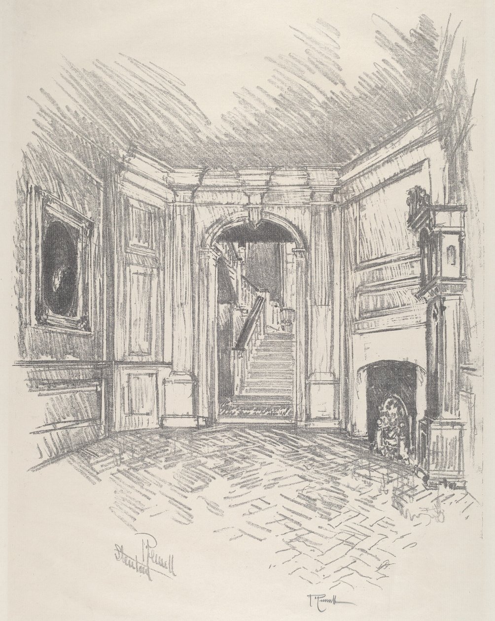 La Salle, Stenton, 1912 - Joseph Pennell