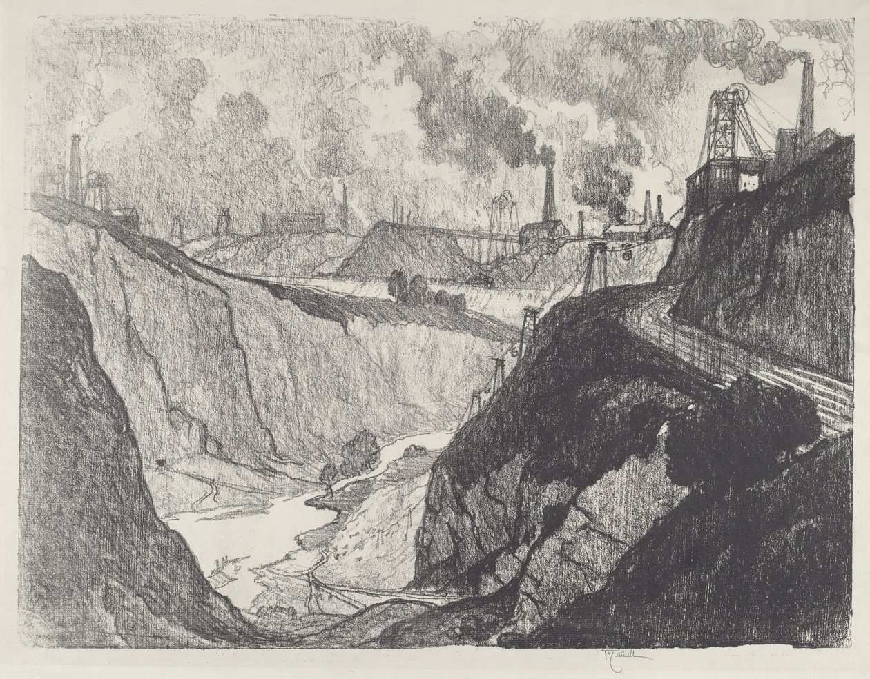 La mine de fer - Joseph Pennell