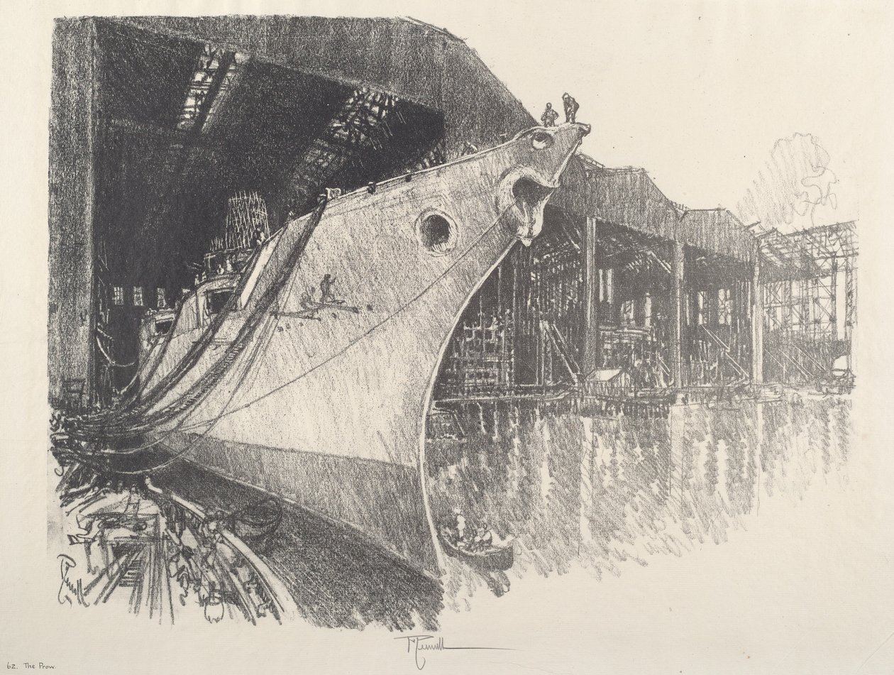 La proue, 1917 - Joseph Pennell
