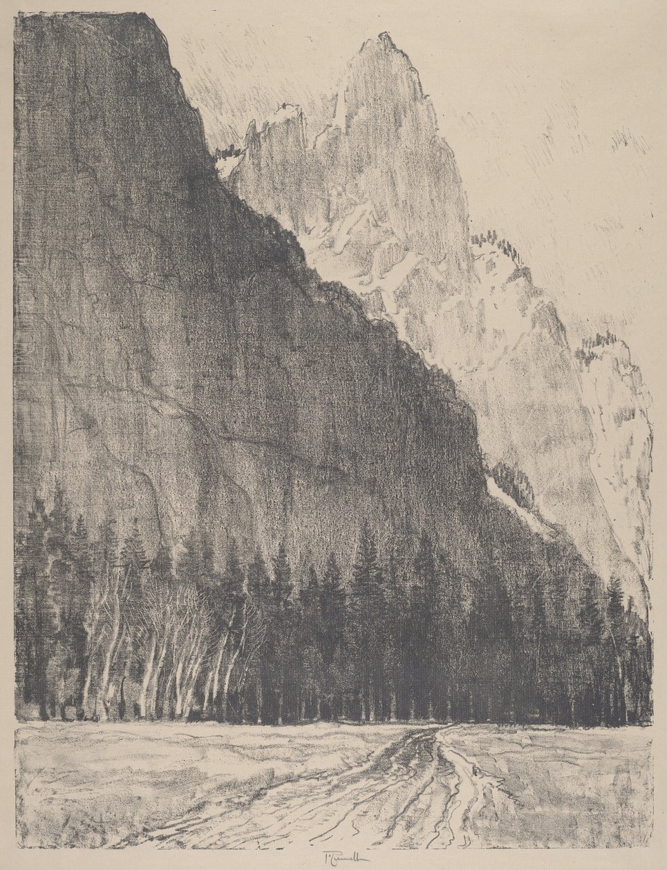 La sentinelle - Joseph Pennell