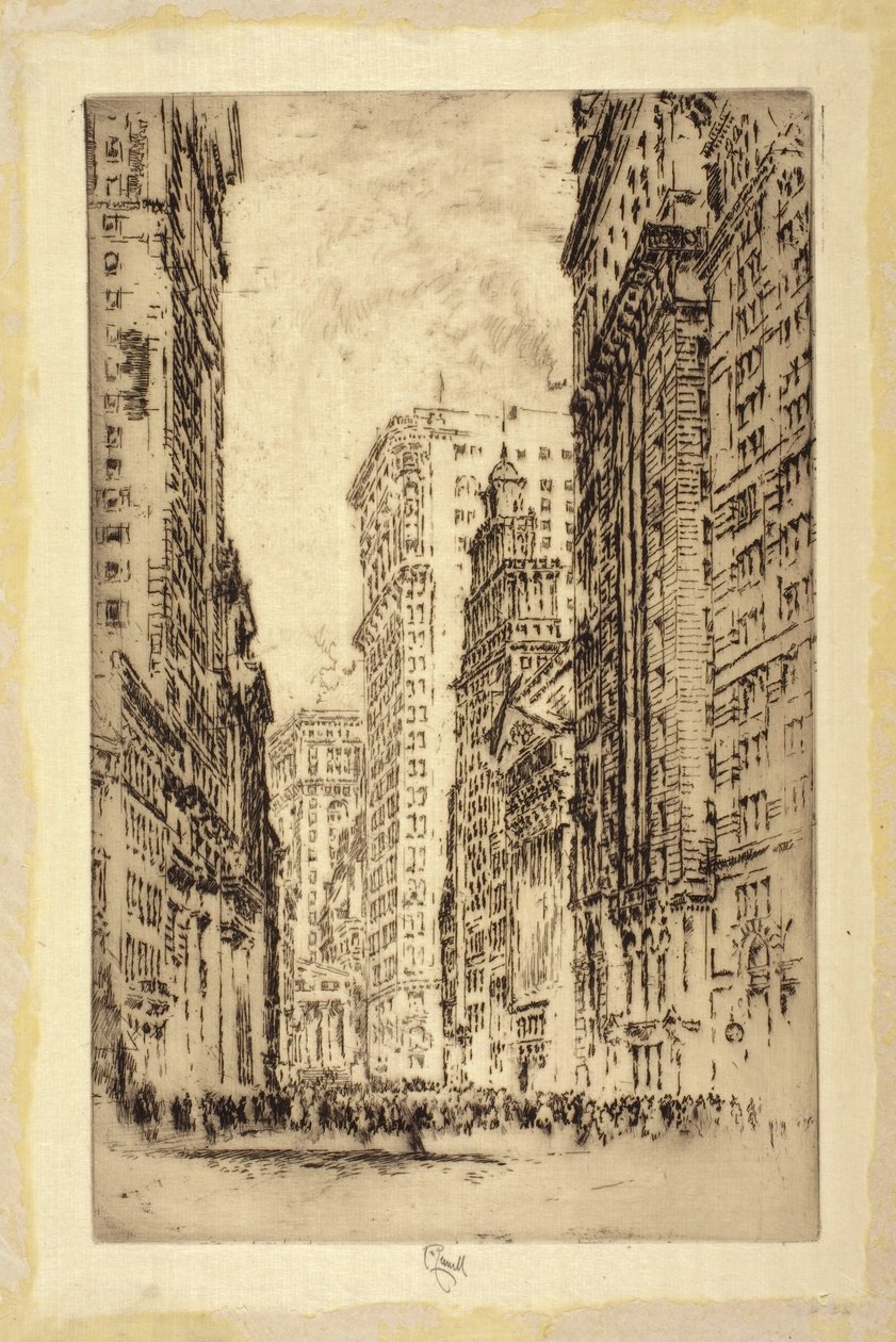 La Bourse de New York - Joseph Pennell