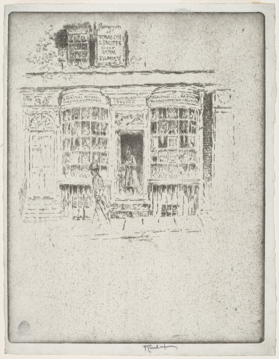 Le Magasin de Tabac - Joseph Pennell