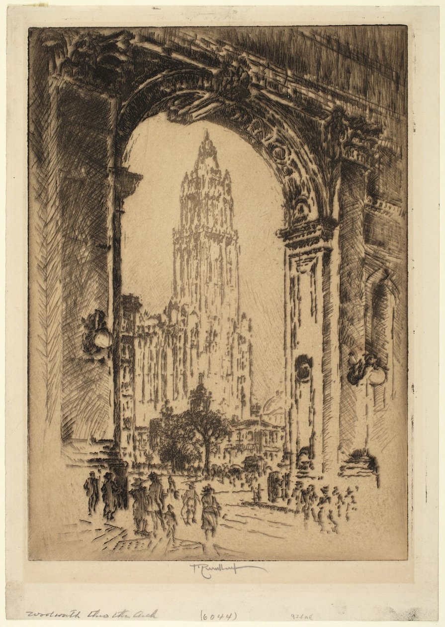 Le Woolworth Building à travers l