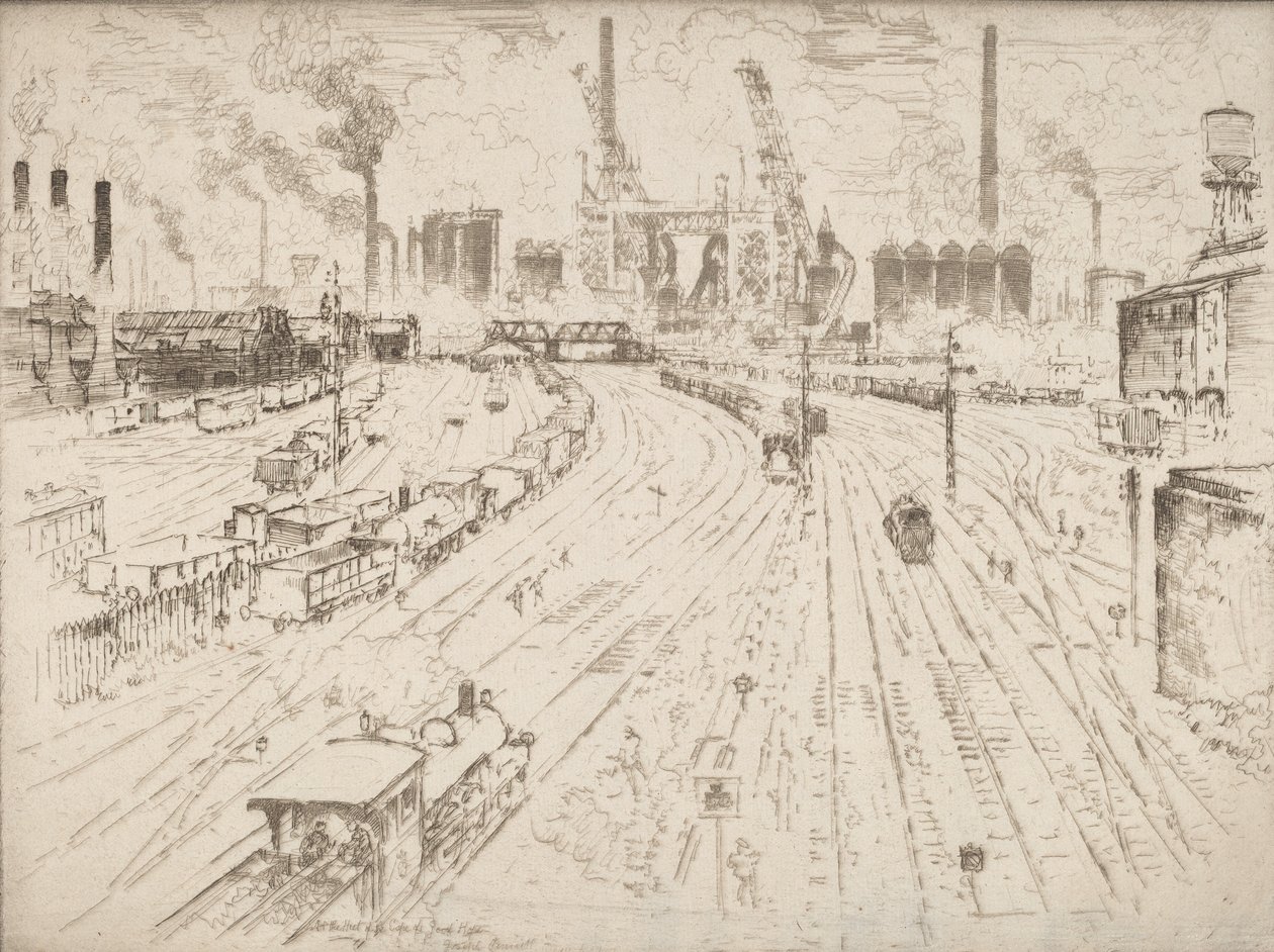 Pistes, Oberhausen, 1910 - Joseph Pennell