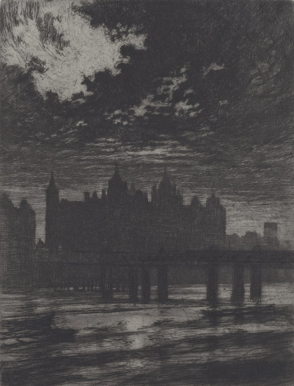 Whitehall Court, 1903 - Joseph Pennell
