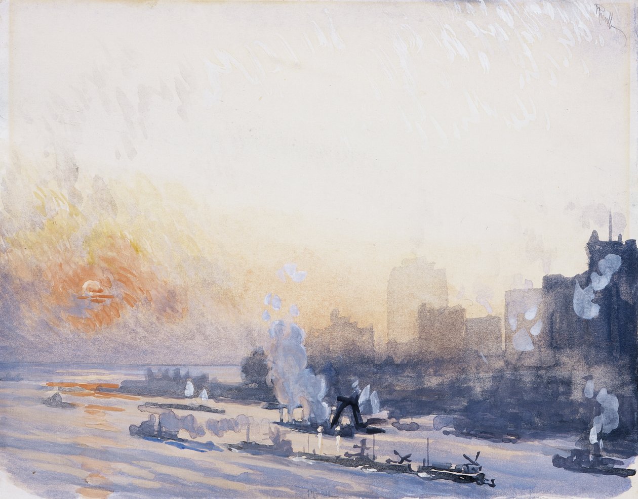 Coucher de soleil d