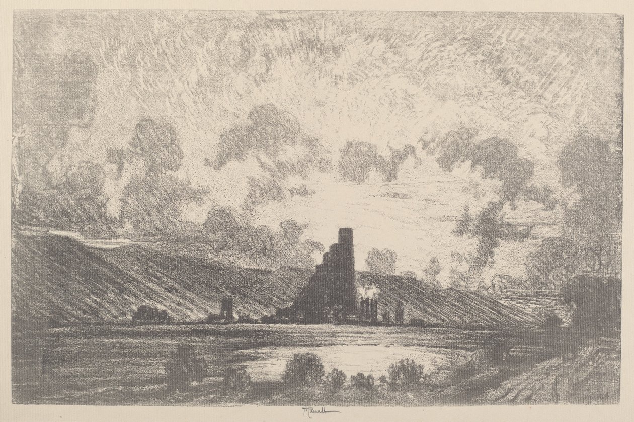 Châteaux de travail, Wilkesbarre - Joseph Pennell