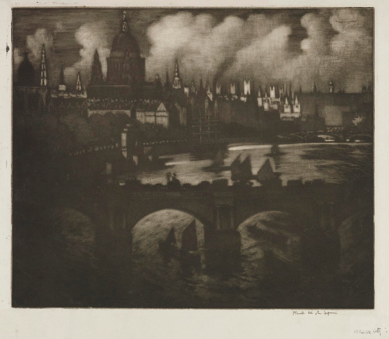 La ville de Wren - Joseph Pennell