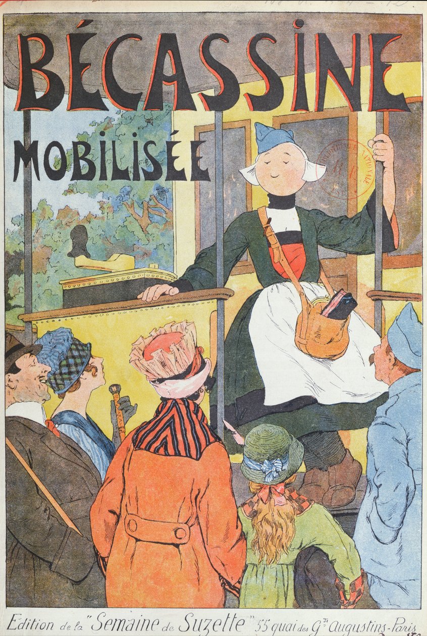 Le départ de Bécassine, couverture de 