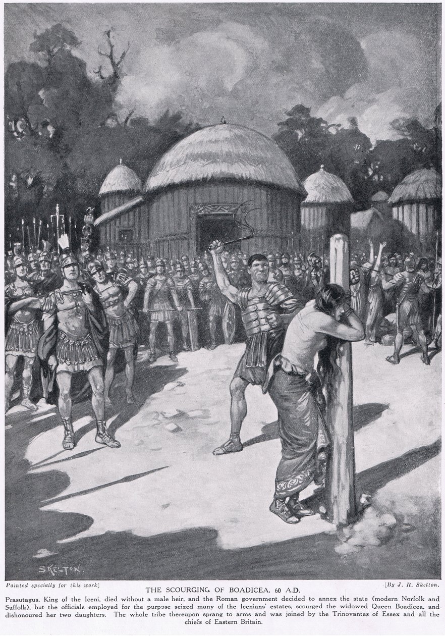 Le fouet de Boadicée, illustration de 