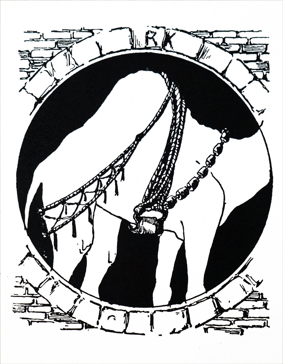 Illustration représentant un chameau par Rudyard Kipling - Joseph Rudyard Kipling