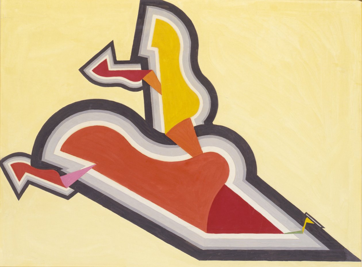 Étude en rythme : Rouge et or - Joseph Schillinger