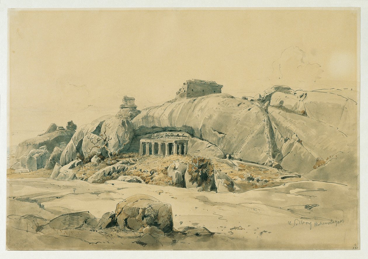 Temple rupestre de Mamallapuram (Mahamaleipur), Inde - Joseph Selleny