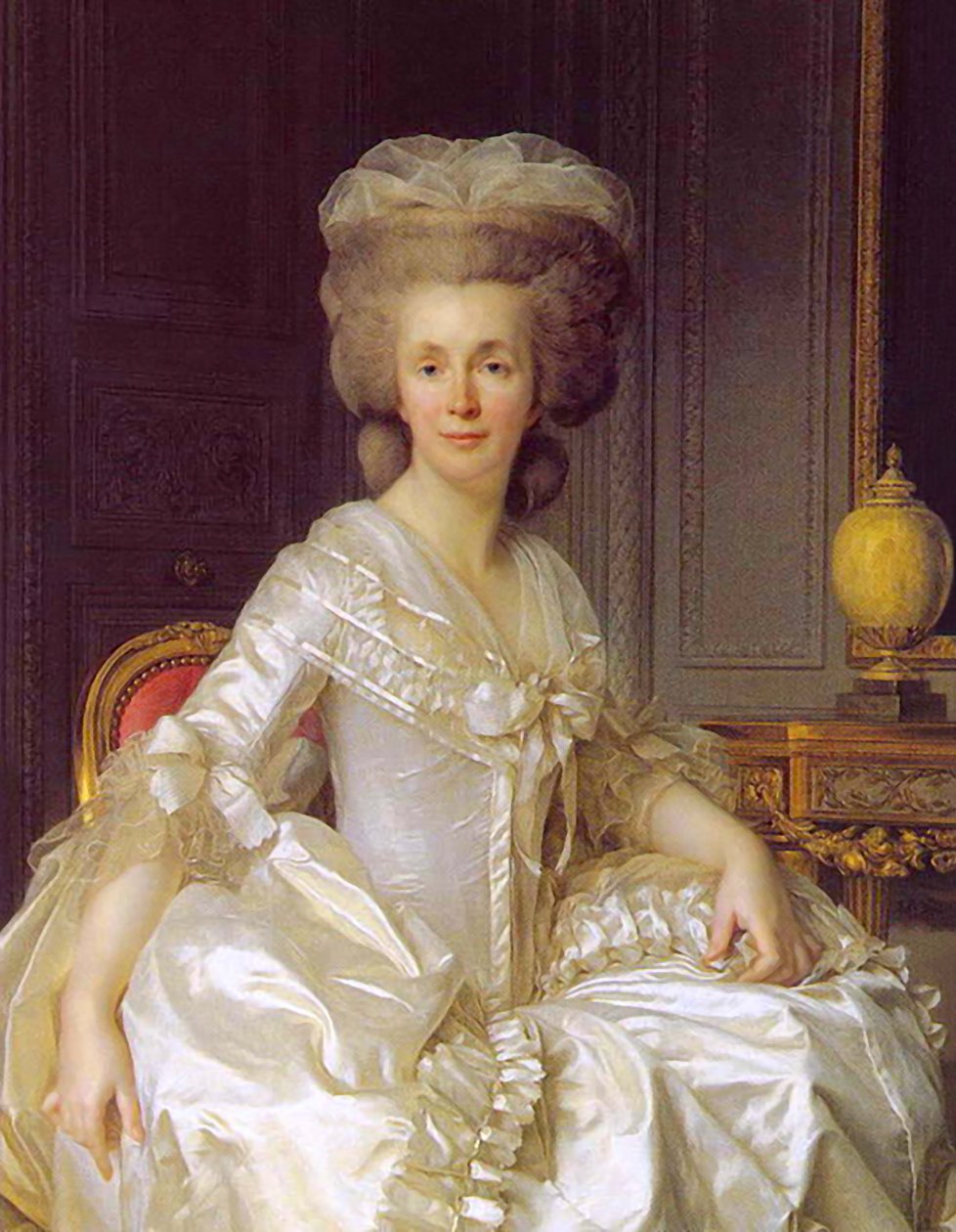 French: Portrait de Suzanne Curchod (Madame Jacques Necker) - Joseph Siffred Duplessis