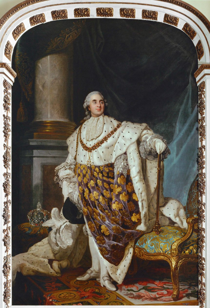 Louis XVI, en habits de sacre (peinture sur toile) - Joseph Siffred Duplessis