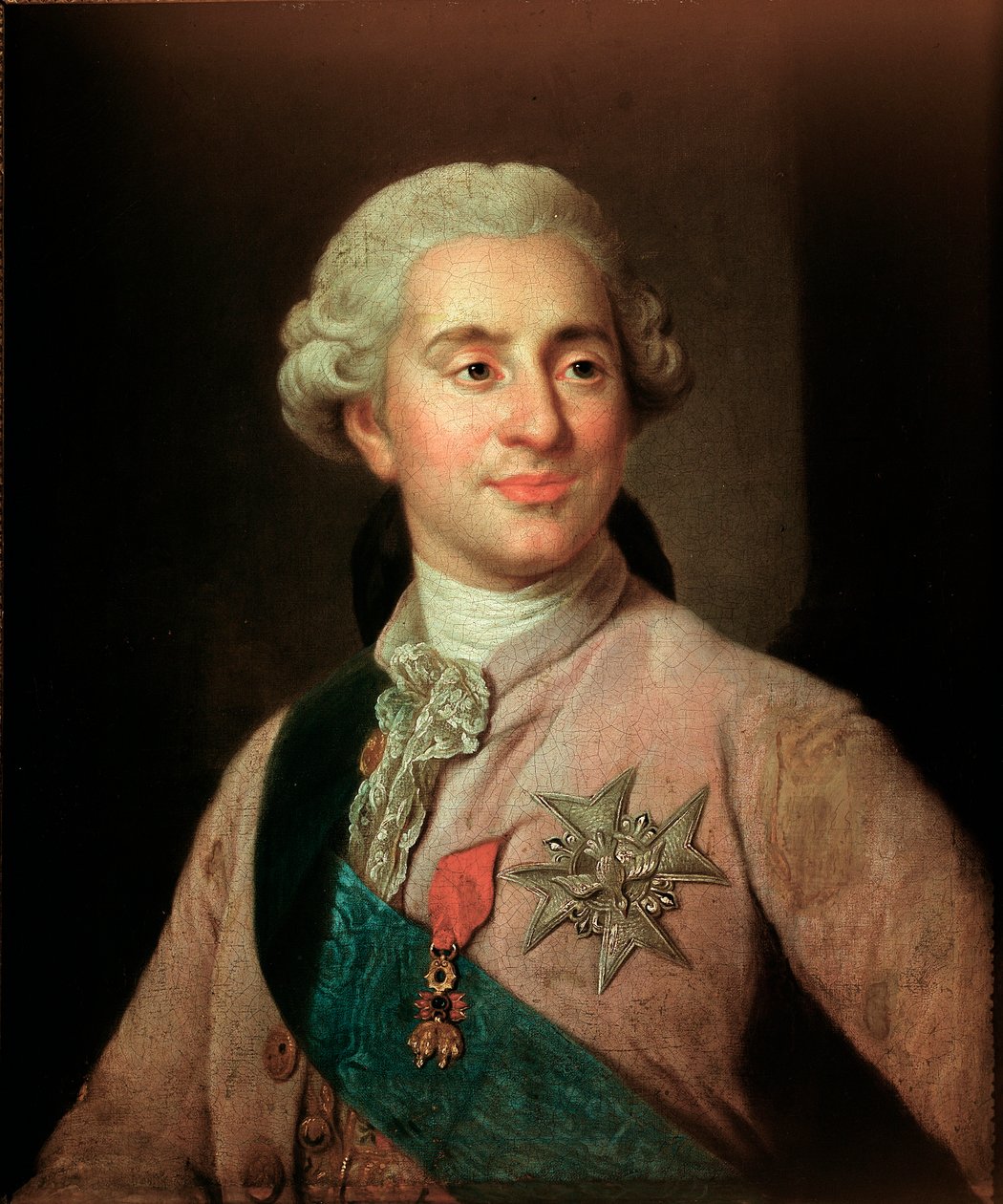 Portrait du roi de France Louis XVI (1754-1793) portant les insignes de l