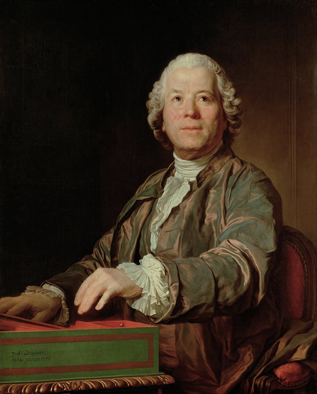 Portrait du compositeur Christoph Willibald Ritter von Gluck 1714-1787, 1775 - Joseph Siffred Duplessis