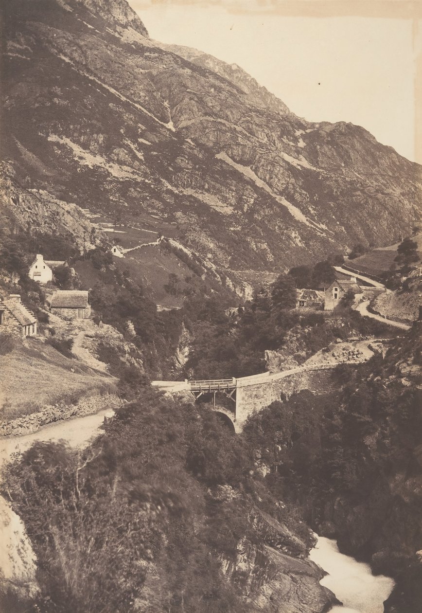 Pont de Sia Route de Gavarnie St Sauveur, 1853 - Joseph Vigier