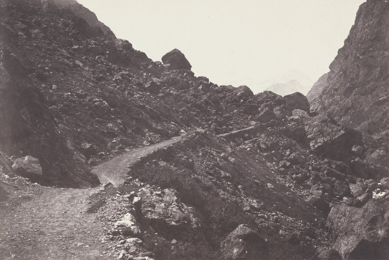 Saint-Sauveur. Sentier du chaos conduisant à Gavarnie - Joseph Vigier